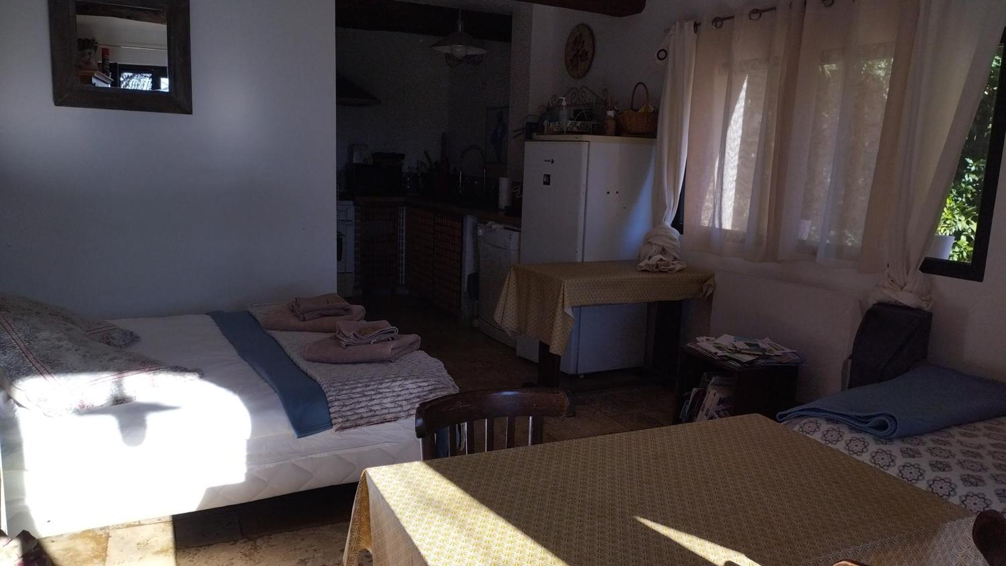 Studio Independant Dans Ferme Equestre オープス エクステリア 写真
